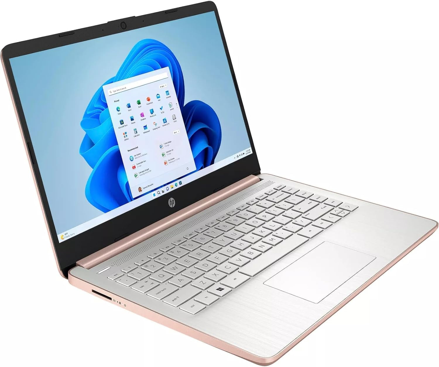 HP 14" Ultral Light Laptop Computer - with Microsoft Office Lifetime License, 16GB RAM, 384GB Storage(128GB eMMC+ 256GB microSD), Intel Quad-Core N4120, Anti-Glare HD Display, Webcam, Win 11 S Mode