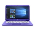 thumbnail image 1 of HP 14-cb113wm Stream 14" Laptop, Windows 10S, Intel N4000, 4GB RAM, 32GB SSD, Infinity Purple, 1 of 6