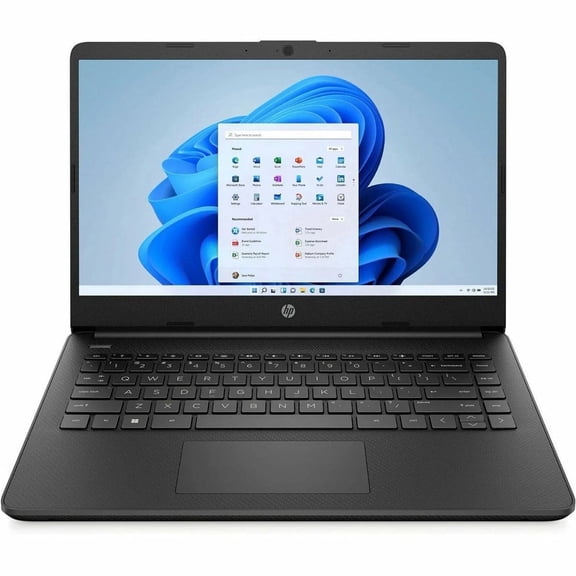 HP 14-dq3210nr 14" HD Touchscreen Laptop ,Intel Celeron N4500 1.1GHz , 4GB , 64GB eMMC , Windows 11 Home S Mode , Intel UHD Graphics , Webcam ,IEEE 802.11ax Wireless,Jet Black