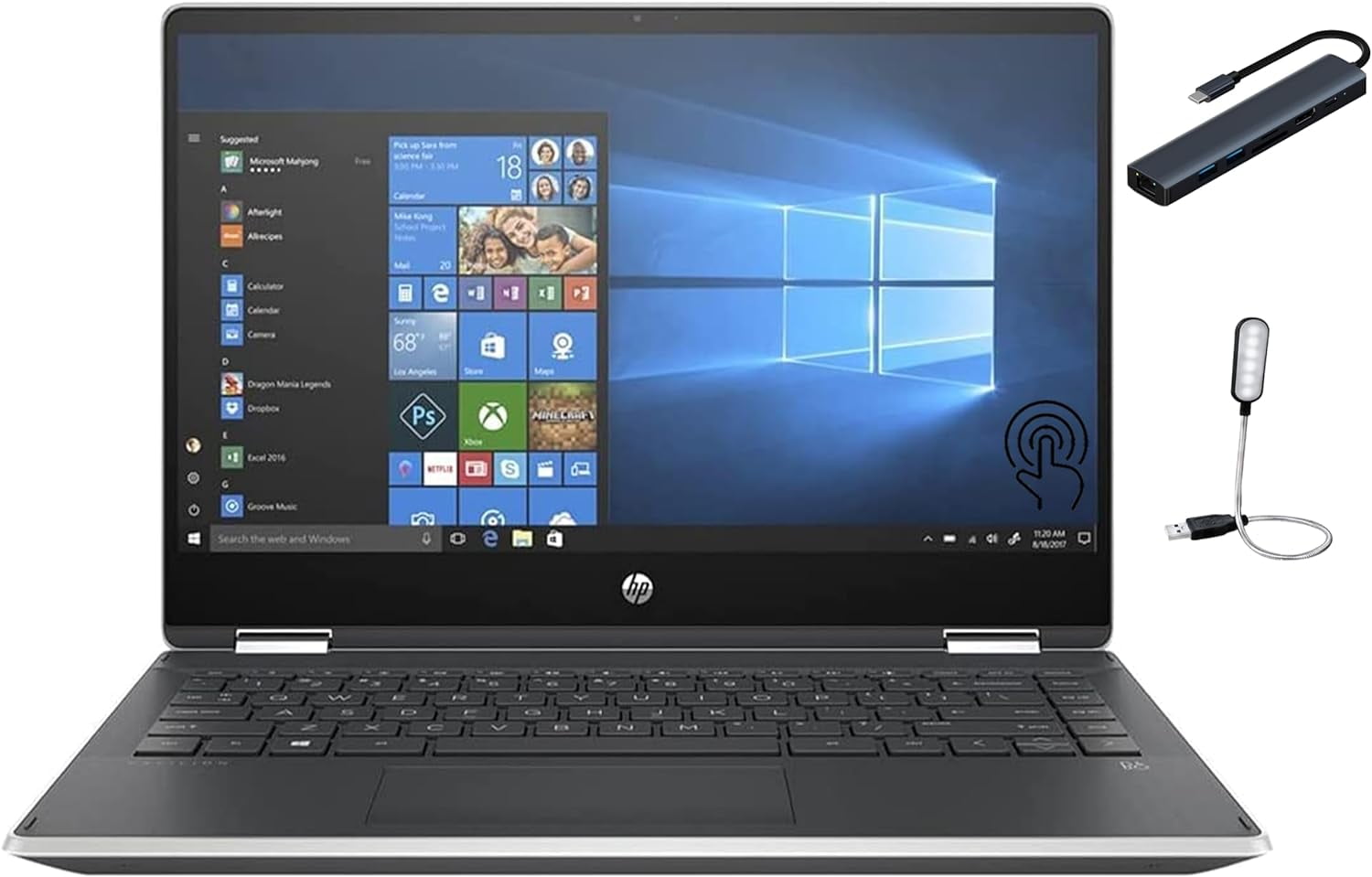 HP 14-inch 2-in-1 X360 HD Touchscreen Laptop, Intel Core i5-1035G1 Processor, 12GB DDR4, 256GB SSD, Backlit Keyboard, Bluetooth, Webcam, Windows 10 HP 14-inch 2-in-1 X360 HD Touchscreen Laptop, Intel Core i5-1035G1 Processor, 12GB DDR4, 256GB SSD, Backlit Keyboard, Bluetooth, Webcam, Windows 10
