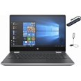 thumbnail image 1 of HP 14-inch 2-in-1 X360 HD Touchscreen Laptop, Intel Core i5-1035G1 Processor, 12GB DDR4, 512GB SSD, Backlit Keyboard, Bluetooth, Webcam, Windows 10 Home, Silver with Mazepoly Accessories, 1 of 6