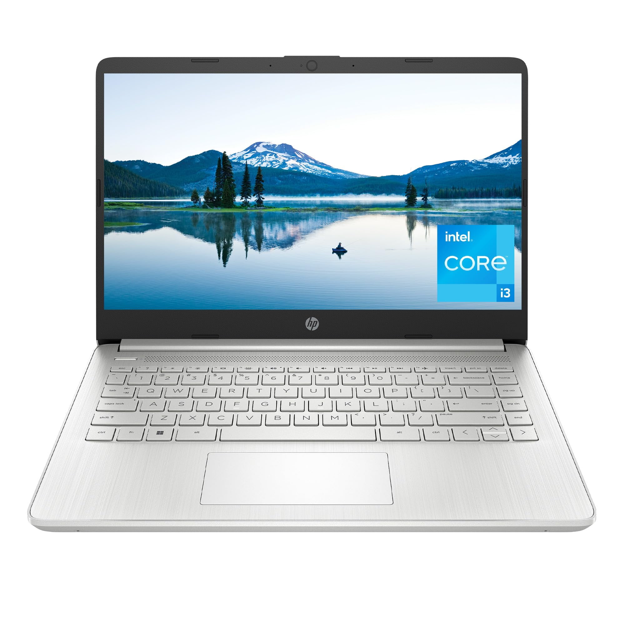 HP 14 inch Laptop, HD Display, Intel Core i3-1215U, 8 GB RAM, 256