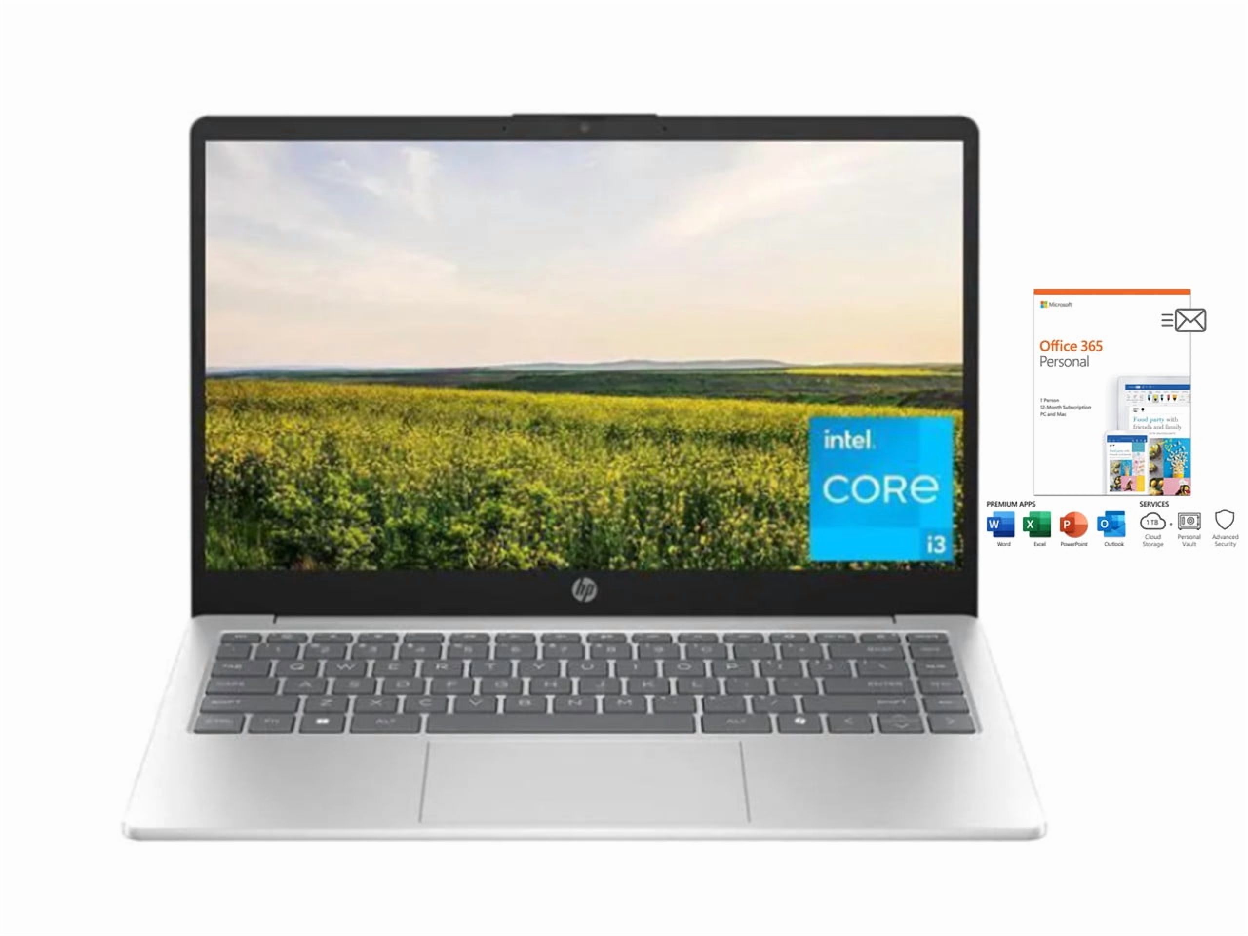HP 14 inch Laptop HD Display| Intel Core i3-N305 Processor| Intel UHD ...