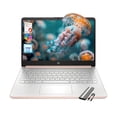 thumbnail image 1 of HP 14 inch Student Laptop 2025, Intel Processor N150 (up to 3.60 GHz), 128GB UFS Storage, 1-Year Microsoft 365, Copilot AI, Fast Charge, Wi-Fi 6, Ultra Slim, Win 11 S, w/128GB PSD, 1 of 9