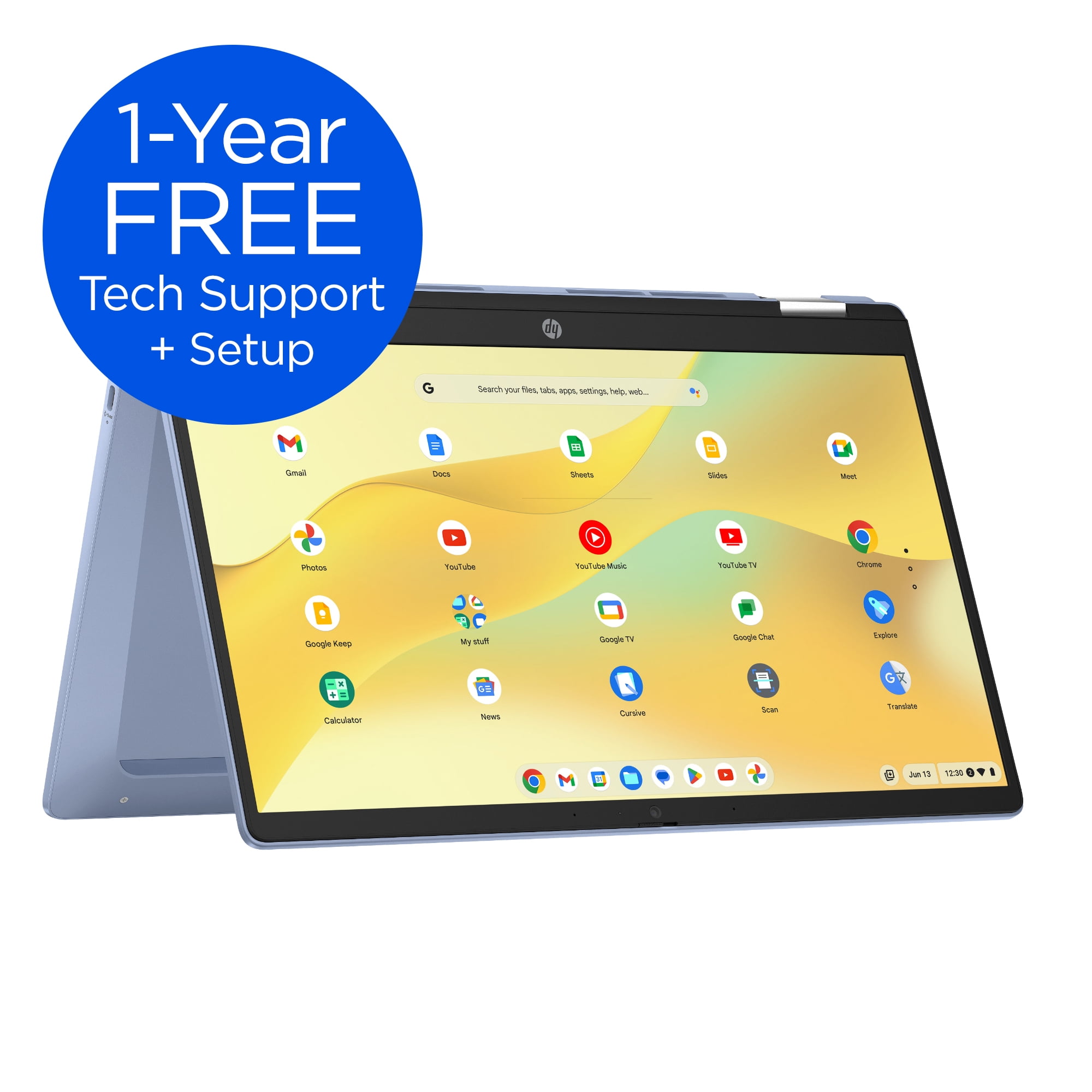 HP 14 inch x360 FHD Touch Chromebook Laptop Intel Processor