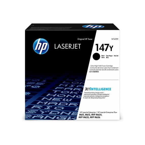 HP 147Y Extra High Yield Black Original LaserJet Toner Cartridge, ~42,000 pages,