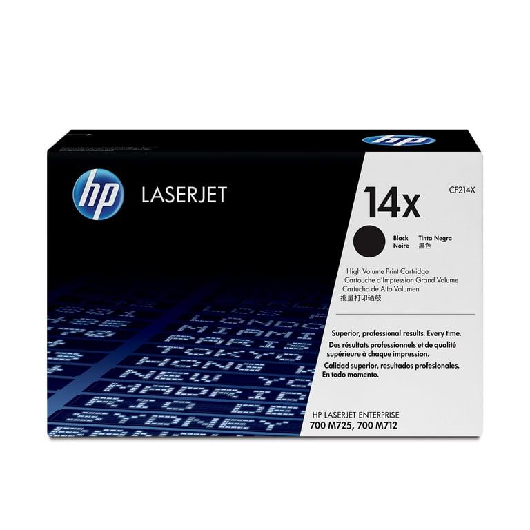 HP 14X, (CF214X) High-Yield Black Original LaserJet Toner Cartridge HP 14X, (CF214X) High-Yield Black Original LaserJet Toner Cartridge