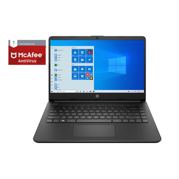HP 14s-fq 14 Home and Business Laptop (AMD Athlon Silver 3050U 2-Core, 8GB RAM, 512GB m.2 SATA SSD, 14.0" HD (1366x768), AMD Radeon, Wifi, Bluetooth, Webcam, 2xUSB 3.1, Win 10 Pro) with AntiVirus