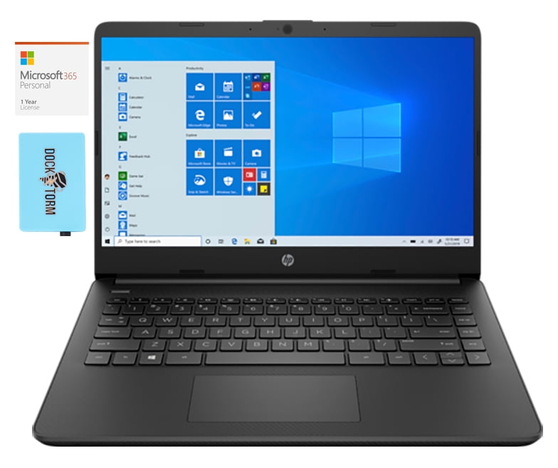 HP HP - 14z  Home & Business Laptop (AMD 3020e 2-Core, 16GB RAM, 512GB m.2 SATA SSD, 14.0" HD (1366x768), AMD Radeon, Wifi, Bluetooth, Webcam, Win 11 Home) with Microsoft 365 Personal , Hub