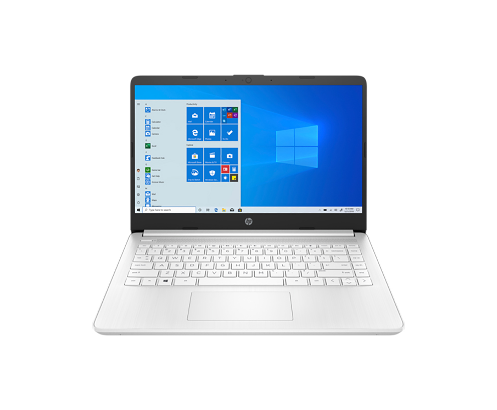 HP 14z Home & Business Laptop Snow White (AMD 3020e 2-Core, 16GB RAM, 1TB m.2 SATA SSD, 14.0" HD (1366x768), AMD Radeon Graphics, Wifi, Bluetooth, Webcam, 2xUSB 3.1, 1xHDMI, SD Card, Win 10 Home) - image 1 of 4