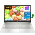 thumbnail image 1 of HP 15 15.6" FHD Premium Laptop Computer, Intel Core i5-1135G7 (Beat i7-1065G7), 8GB DDR4 RAM, 512GB PCIe SSD, 802.11AC WiFi, Bluetooth 5.0, Natural Silver, Windows 11 Home in S Mode, 1 of 5