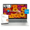 thumbnail image 1 of HP 15 15.6" Full HD [Windows 11 Pro] Business Laptop Computer, Intel 10-Core i5-1235U, 8GB RAM, 256GB PCIe SSD, Iris Xe Graphic, WiFi 6, Webcam, USB-C with Microsoft Office, 1 of 7