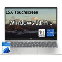 HP 15.6" Business Laptop, HD Touchscreen, Intel Core i7-1355U (Beat AMD Ryzen 7 7730U), 16GB RAM, 512GB SSD,Backlit KB, W11P, Natural Silver