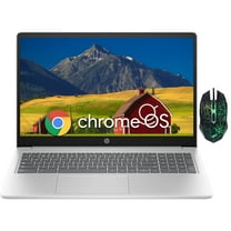 HP 15.6" Chromebook Laptop for College Students,Intel Processor N200,8GB LPDDR5 RAM,64GB eMMC,Chrome OS,Natural Silver
