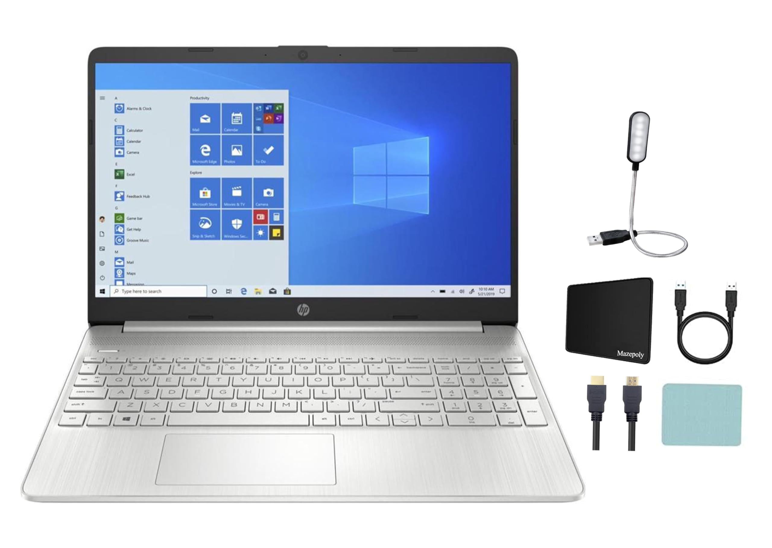 Laptop With Numeric Keyboard HP 15.6" FHD (1920 x 1080) Laptop, Intel Core i3-1115G4, 16GB RAM