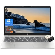 HP 15.6 FHD Flagship Business Laptop, AMD Ryzen 5 7520U, 16GB DDR5 RAM, 512GB SSD, AMD Radeon Graphics, Wi-Fi 6, Bluetooth, Webcam, Numeric Keypad, Fast Charge, Windows 11 Pro
