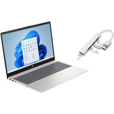 HP 15.6 " FHD IPS Display Laptop | Intel Core i7-1355U(Beat AMD Ryzen 7 7730U) | Intel Iris Xe Graphics | Backlit | Fingerprint | 16GB RAM | 1024GB SSD | Windows 11 Home | Bundle with USB 3.0 Hub