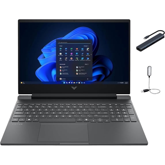 HP 15.6'' FHD IPS Touch Laptop, AMD Ryzen 7 7730U Processor, 16GB DDR4 RAM, 1TB SSD, Webcam, Wifi 6, Windows 11 Home, Natural Silver with Mazepoly Accessories