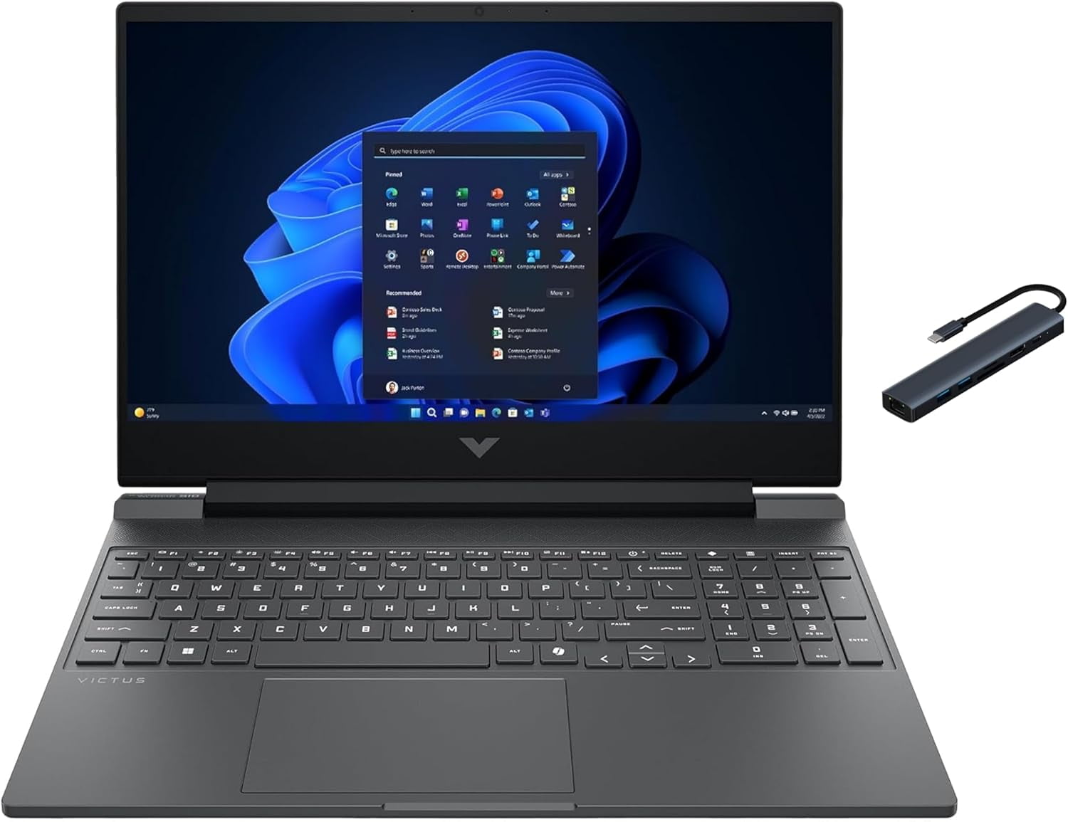 HP 15.6'' FHD IPS Touch Laptop, AMD Ryzen 7 7730U Processor, 32GB DDR4 RAM, 1TB SSD, Webcam, Wifi 6, Windows 11 Pro, Natural Silver with Mazepoly Accessories