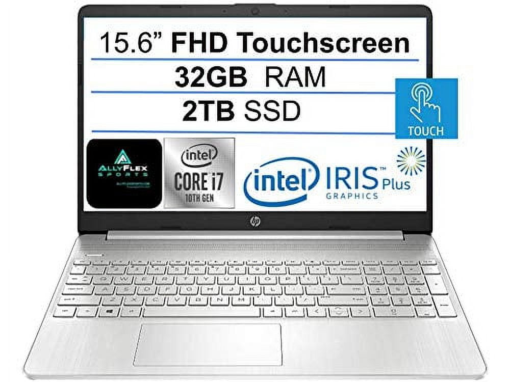 HP 15.6" FHD IPS Touchscreen Laptop,11th Gen Intel Quad-Core i7-1165G7 ...