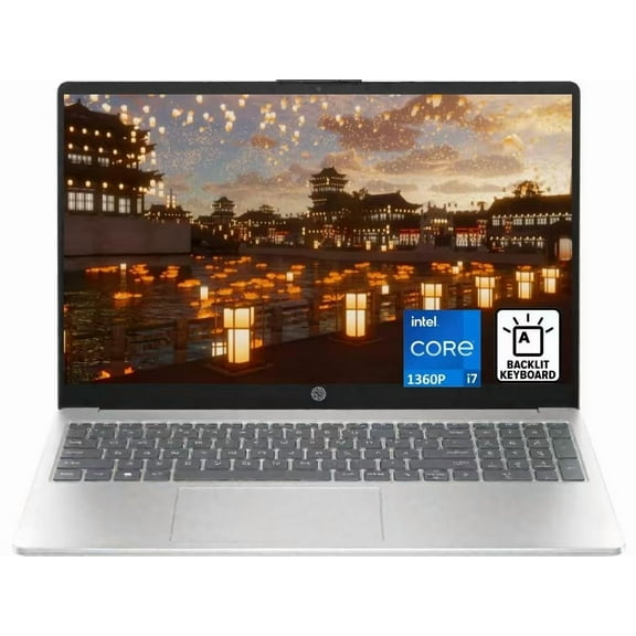 HP 15.6" FHD Laptop, 13th Gen Intel Core i7-1360P 12 Core,16GB RAM, 1TB PCIe SSD, Long Battery Life, Wi-Fi 6, Bluetooth 5.3 Backlit Keyboard, Windows 11 Pro White