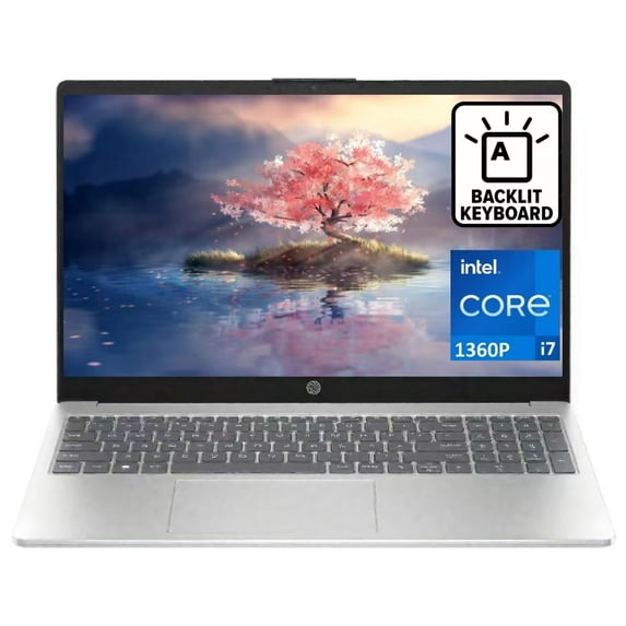 HP 15.6" FHD Laptop, Intel Core i7-1360P (Beats i7-1355U ), 64GB RAM, 1TB SSD,White, Windows 11 Pro, 15t-fd000