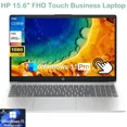thumbnail image 1 of HP 15.6" FHD Touchscreen Business Laptop, 13th Gen Intel Core i7-1355U, 64GB RAM, 4TB SSD, Backlit Keyboard, Fingerprint Reader, Wi-Fi 6, Long Battery Life, Windows 11 Pro, 1 of 6
