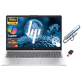 thumbnail image 1 of HP 15.6" FHD Touchscreen Business Laptop Computer, 8-Core AMD Ryzen 7 Processor, 16GB RAM 1.5TB Storage (1TB SSD+512GB SD Card), AMD Radeon Graphics, Windows 11, PLUSERA 8-in-1 Hub, Natural Silver, 1 of 6
