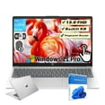 thumbnail image 1 of HP 15.6" FHD Touchscreen Laptop, Intel Core i7-1355U(Up to 5.0 GHz), 8GB RAM, 512GB NVMe SSD, Wi-Fi 6, Backlit Keyboard, Fingerprint Reader, Webcam, Windows 11 Pro, Silver, 1 of 6