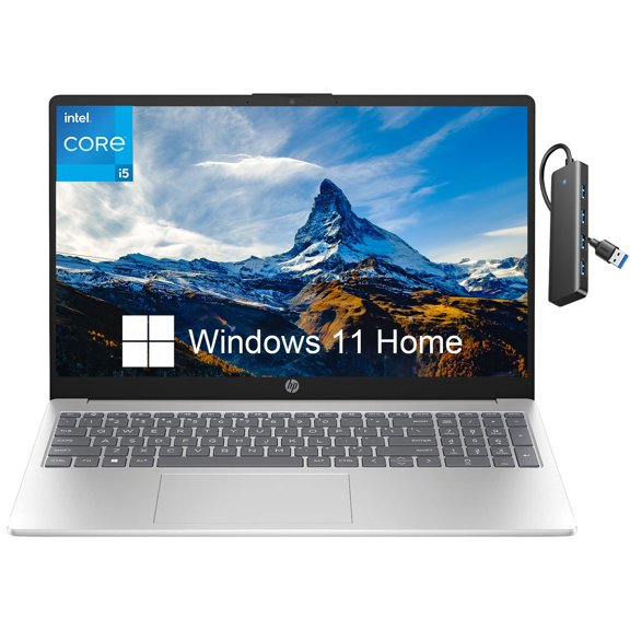 HP 15.6" HD Business Laptop,Intel Core i5-1334U,8GB RAM,1TB SSD,Intel Iris Xe Graphics,Bluetooth,WiFi,Windows 11 Home,Silver