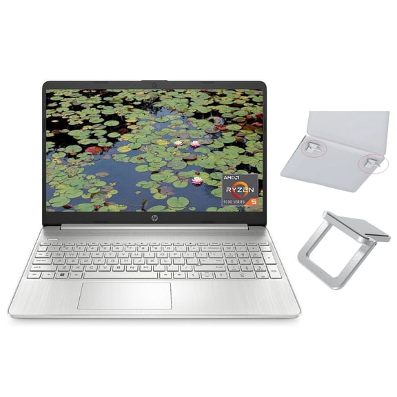 HP 15.6" HD Display | AMD Ryzen 5 5500U Processor (Beat i7-1195G7) | 8GB RAM | 256GB SSD | AMD Radeon graphics | HP True Vision HD camera | Windows 11 Home | Bundle with Laptop Stand