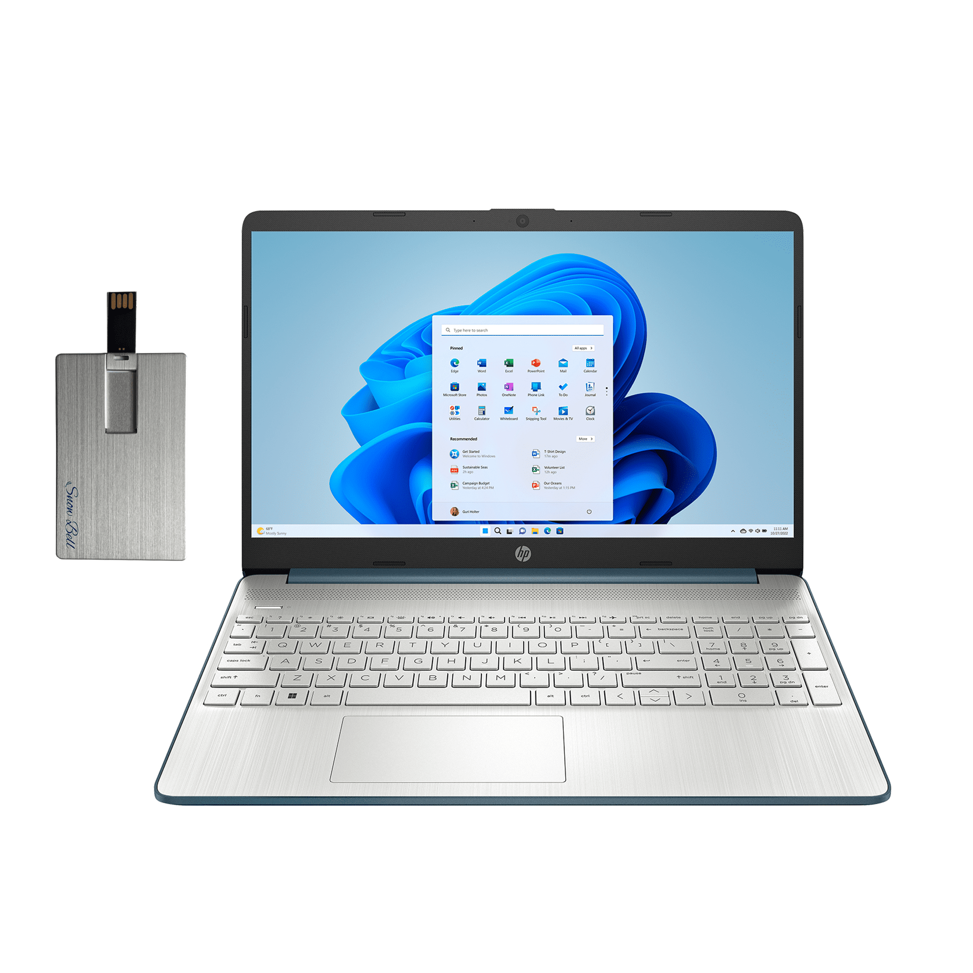 HP 15.6'' HD Everyday Slim Laptop, Intel Core i31115G4, 16GB RAM