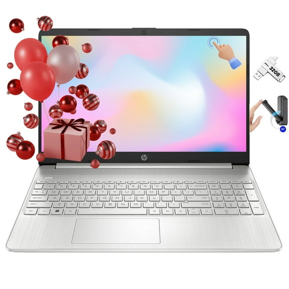 HP 15.6" HD Touch Laptop, Intel Core i3-1215U, Intel UHD Graphics, 16G RAM, 512GB SSD, Windows 11 Home in S Mode
