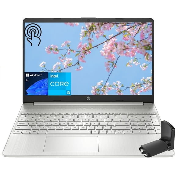 HP 15.6" HD Touch Laptop, Intel Core i3-1215U, Intel UHD Graphics, 8G RAM, 256GB SSD, Numeric Keypad, Windows 11 Pro