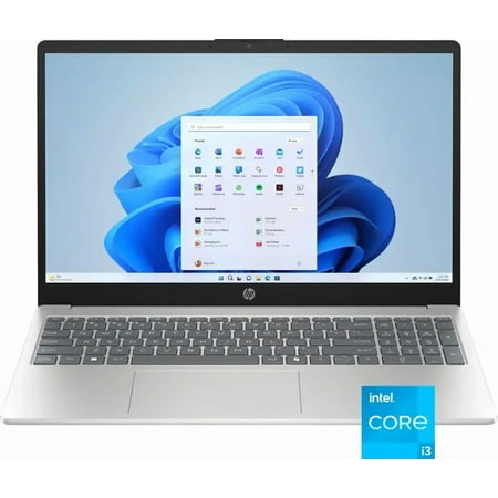 HP - 15.6" Touch-Screen Laptop - Intel Core i3 - 8GB Memory - 256GB SSD - Natural Silver