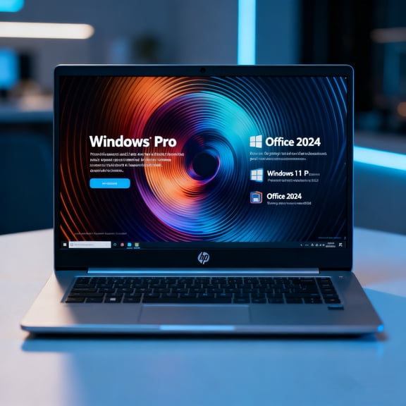 HP - 15.6" HD Touchscreen Laptop, Intel i3-1315U, 24GB RAM, 2TB SSD, Intel UHD Graphics, Win 11 Pro , Office 24, Natural Silver, Anti-Glare