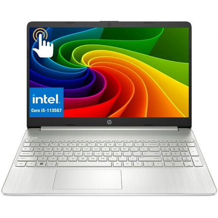 HP 15.6’’ HD Touchscreen Laptop, Quad Core Intel i5-1135G7 Processor(Beat i7-1065G7), Intel Iris Xe Graphics, 8GB RAM, 512GB SSD, HD Webcam, Wi-Fi, Windows 11 Home in S Mode