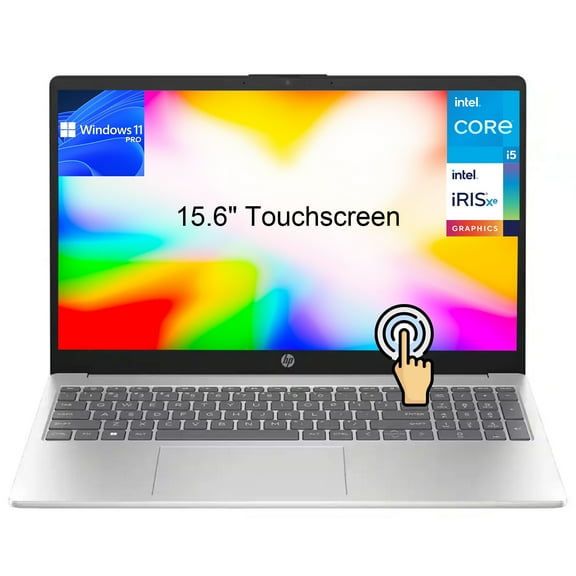 HP 15.6" LED Touchscreen Business Laptop, 12th Gen Intel 10-Core i5-1235U (Up to 4.4 GHz), 32GB RAM, 1TB PCIe SSD, Numeric Keypad, Wi-Fi 6E, Windows 11 Pro, Silver