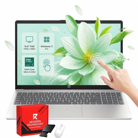 HP 15.6" Laptop Computer Touchscreen, Intel Core Ultra 5 125H, 32GB DDR5, 2TB SSD, 15 inch FHD IPS Touch, Numpad, Wi-Fi 6, Windows 11 Pro w/Accessory