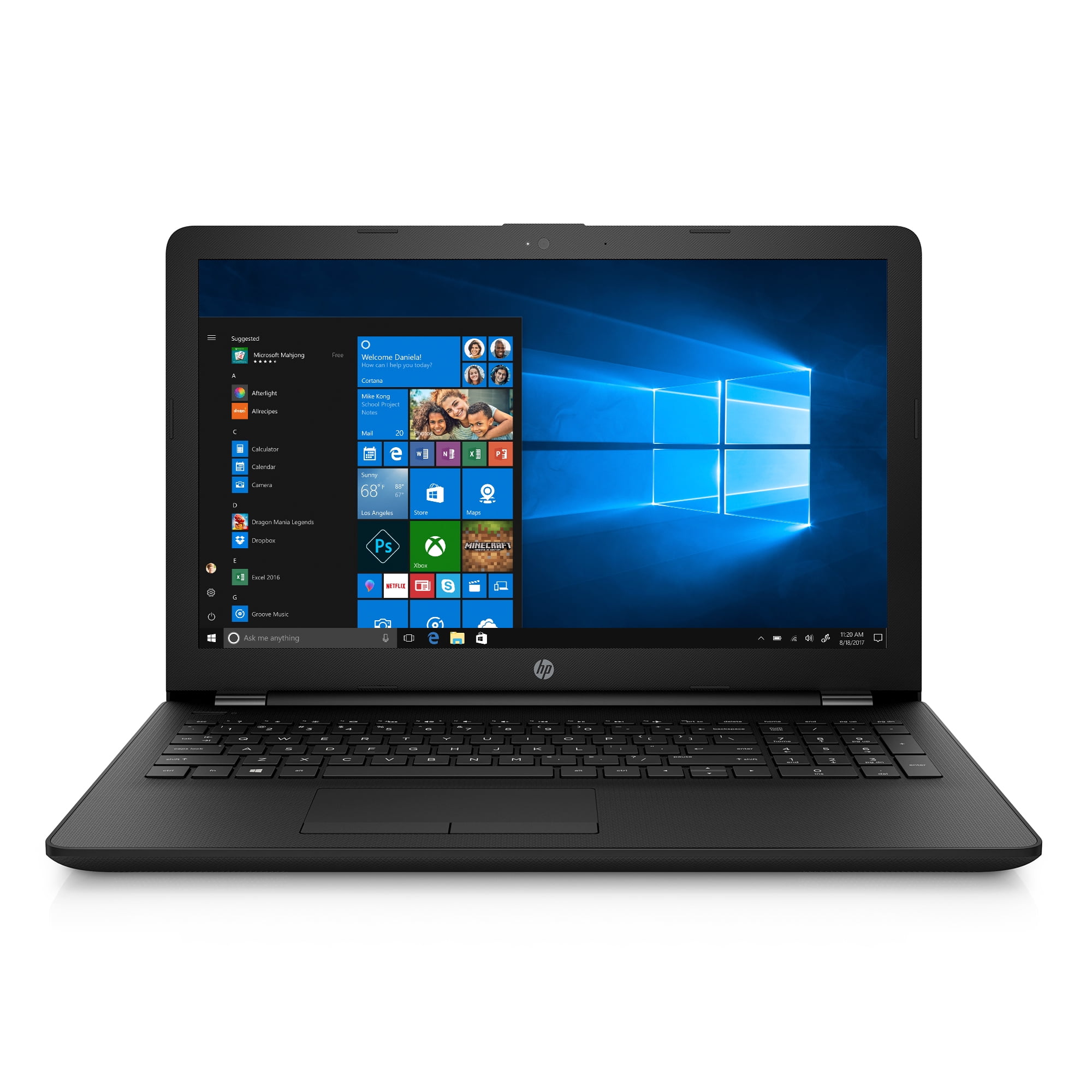HP 15 6 Laptop Intel Celeron N4000 4GB RAM 500GB HD Windows 10 