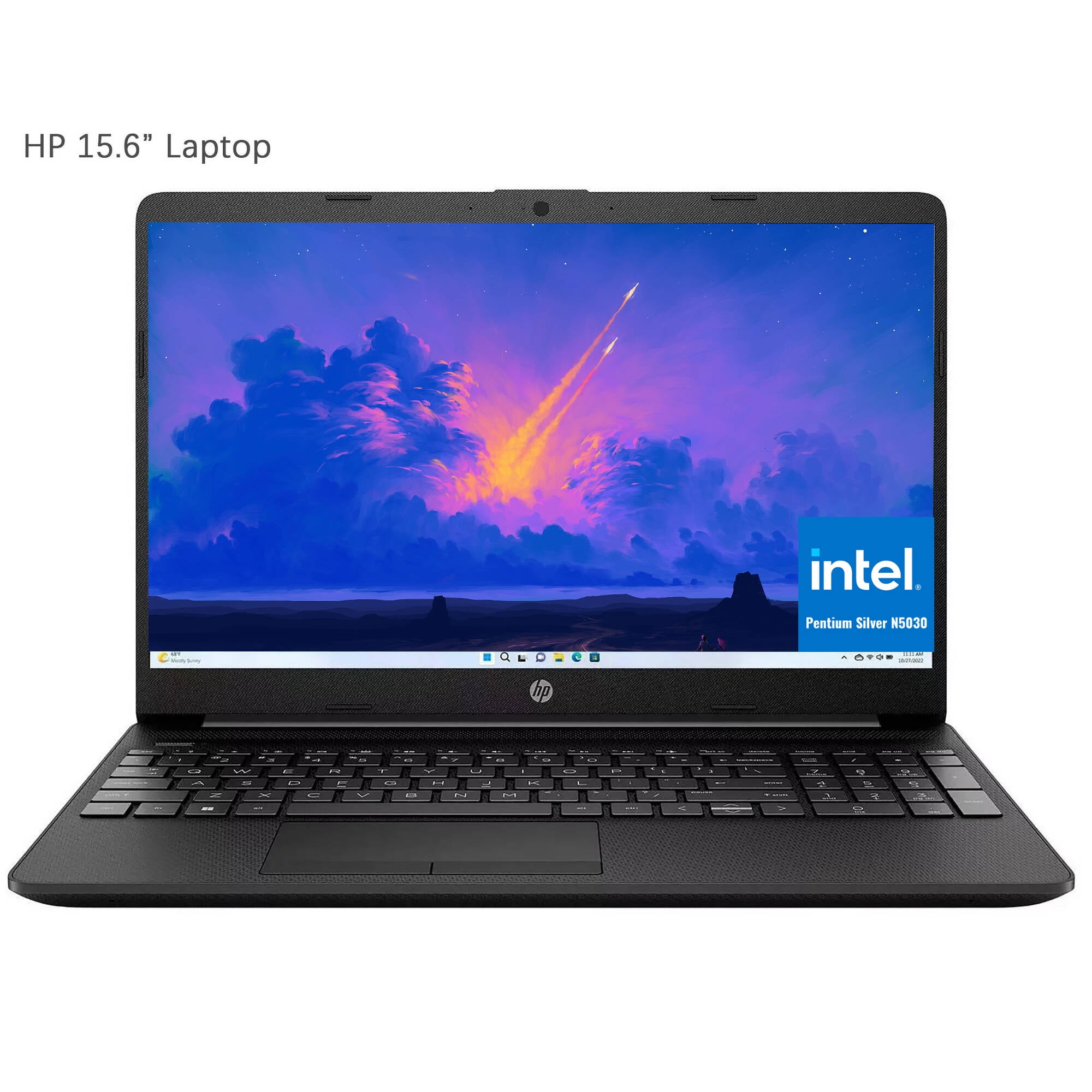 HP Laptop 14-DQ0057NR Renewed - 14 Inch Intel Pentium, 4GB RAM, 64GB EMMC, Windows 11 Home In S Mode