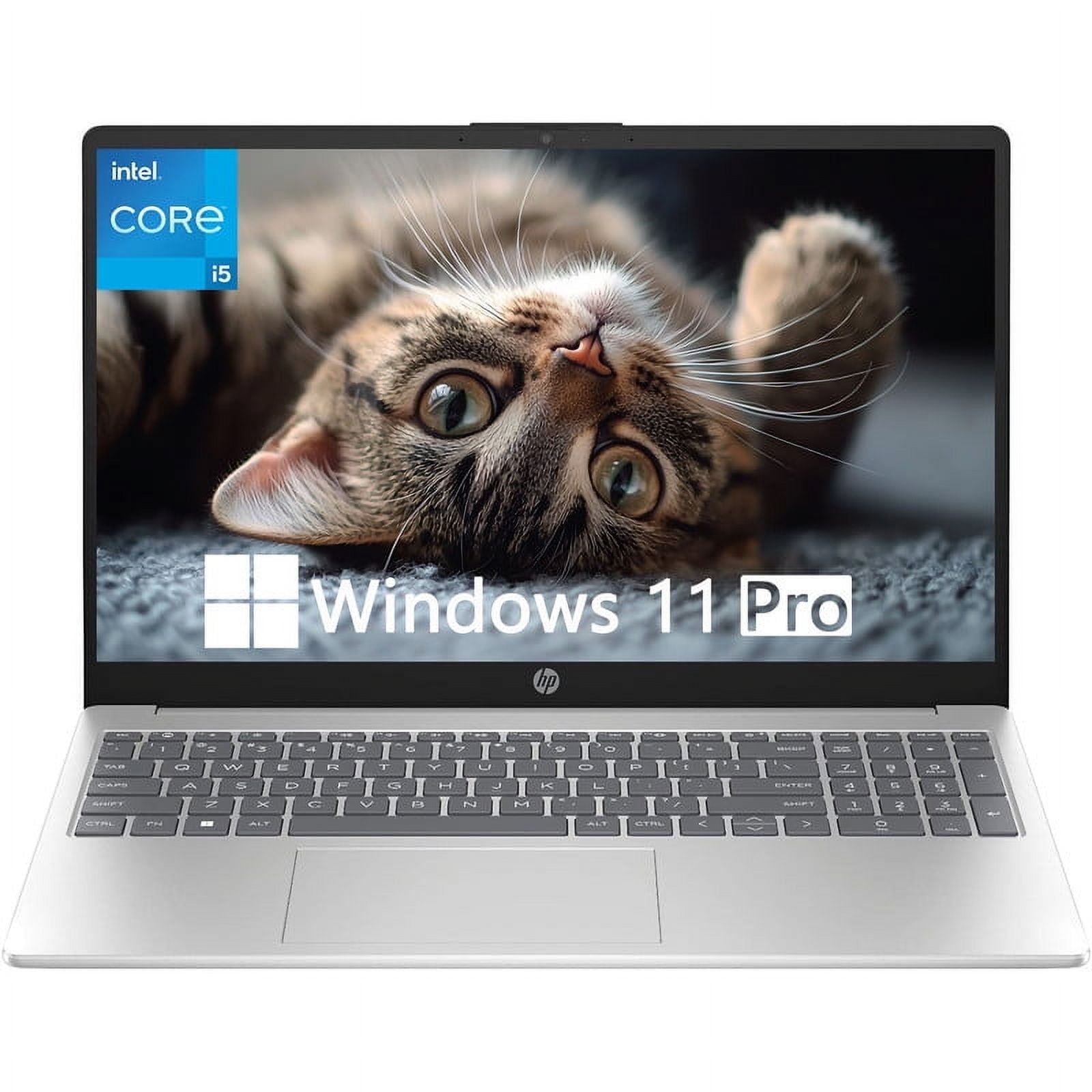 HP 15.6" Laptop for Student&Business,HD Anti-Glare Display,13th Generation Intel Core i5-1334U,8GB RAM,512GB SSD,Intel Iris Xe Graphics,Bluetooth,WiFi,Windows 11 Pro,Silver