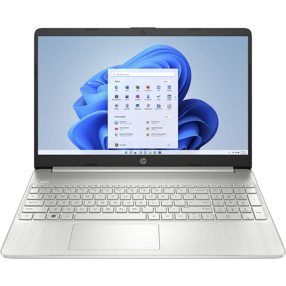 HP 15.6 in Touch-Screen Laptop Intel Core i3 12GB Memory 512GB SSD Natural Silver