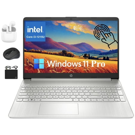 HP 15.6" Touchscreen 2025 Pavilion Laptop Business, Intel i3-1215U Upto 4.4GHz (6-Core, Beat i5-1135G7), 32GB RAM, 1TB SSD, UHD Graphics, Fast Charge, Long Battery, HubxcelAccessory, Win 11 Pro