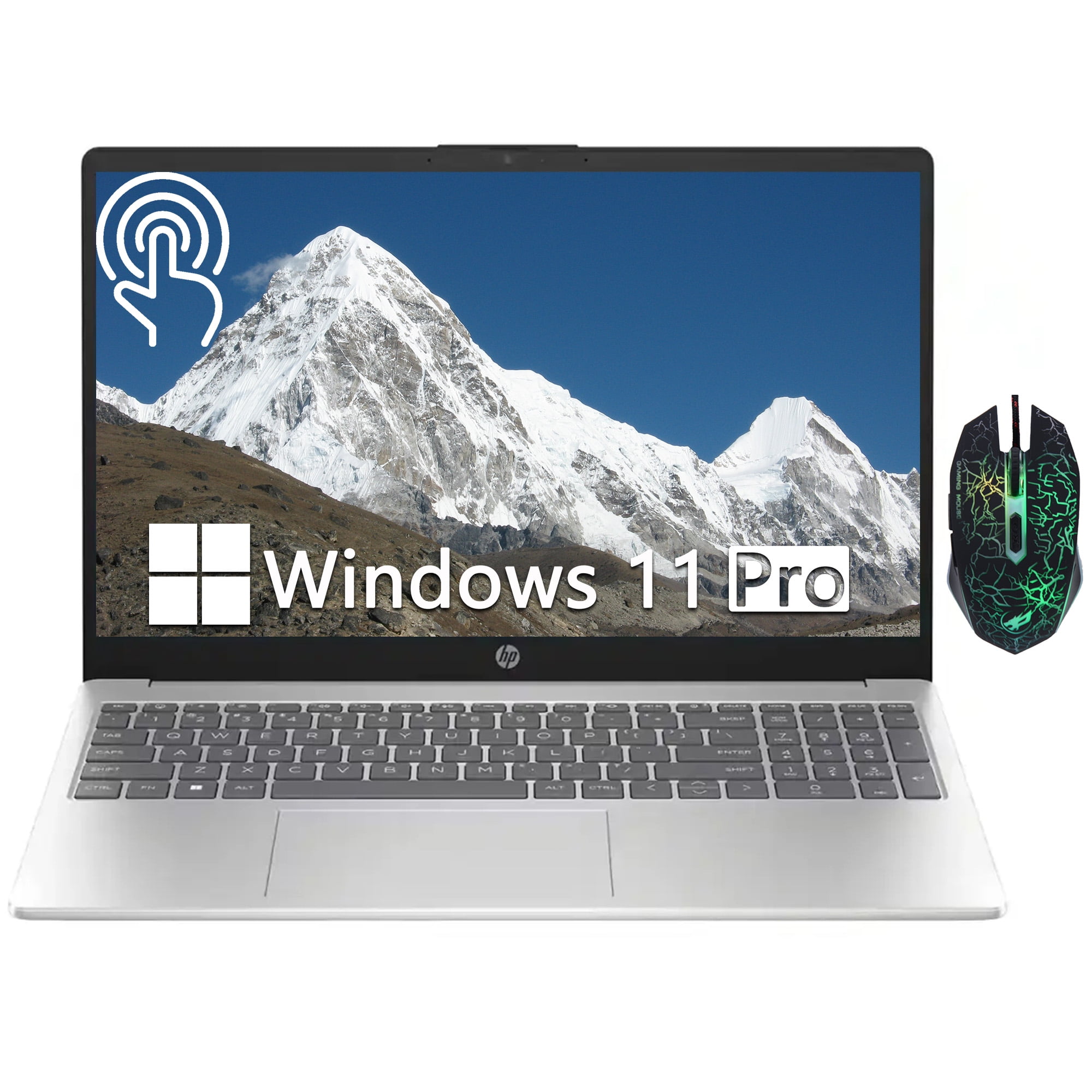 Touchscreen Business Laptop HP 15.6" Touchscreen Business Laptop, Intel Core i5-1235U, 8GB RAM