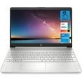 thumbnail image 1 of HP 15.6" Touchscreen Laptop, 11th Generation Intel Core i5-1135G7 (4-Core, up to 4.2 GHz, Beat i7-10710U), 12GB DDR4 RAM, 256GB SSD, WiFi, Bluetooth, Webcam, Windows 11, Silver, Cefesfy, 1 of 6