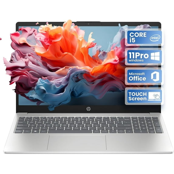 HP 15.6" Touchscreen Laptop | 12th Gen Intel Core i5 | 32GB DDR4 RAM | 2TB PCIe SSD | Intel Iris Xe Graphics | Wi-Fi 6E & Bluetooth 5.3 | Windows 11 Pro & Office Pro