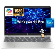 HP 15.6" Touchscreen Laptop for Business & Student, Intel Core i7-1355U(Beats i9-10880H), 16GB RAM, 512GB SSD, IPS FHD Display, Windows 11 Pro, Copilot AI, w/Accessories