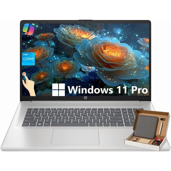 HP 15.6" Touchscreen Laptop Computer, Intel Core i3-1315U(Up to 4.5GHz), 64GB RAM, 1TB SSD, Windows 11 Pro, Copilot AI, HD Display, Wi-Fi 6, Bluetooth, For Business & Student