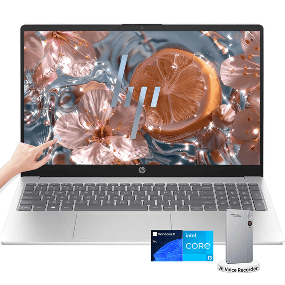 HP 15.6" Touchscreen Laptop, Intel Core i3-1315U, 20GB RAM, 1 TB SSD, Anti-Glare Display (250 nits), Intel UHD Graphics, Windows 11 Pro with Accessory